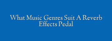 What Music Genres Suit A Reverb Effects Pedal